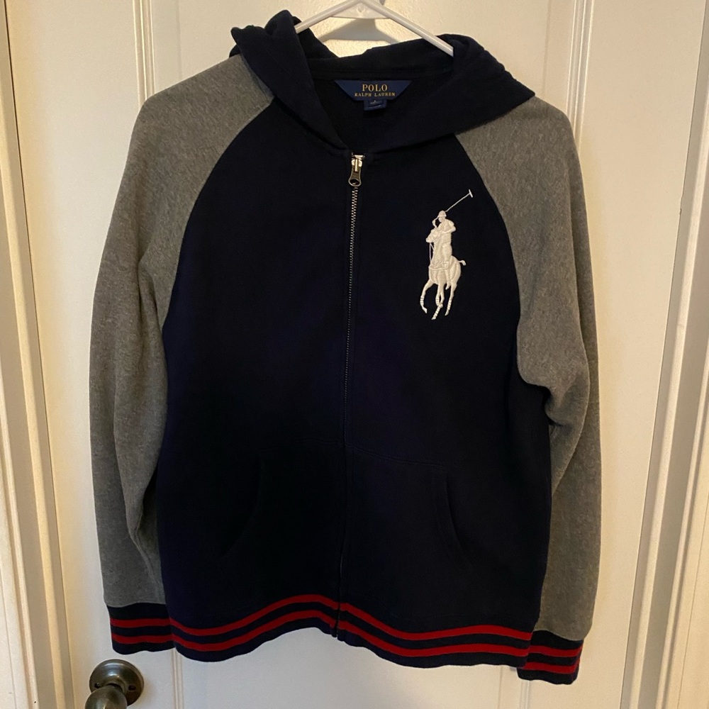 Big Kids Ralph Lauren Jacket with Hoodie